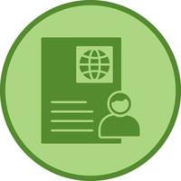 Global Profile Vector Icon