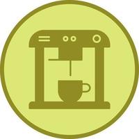 Unique Coffee Machine Vector Icon