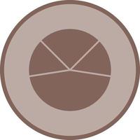 Pie Chart Analysis Vector Icon