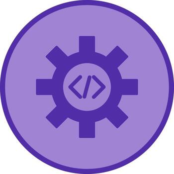 Unique Code Optimization Vector Icon