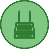 Unique Router Vector Icon