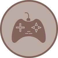 icono de vector de consola de juegos único