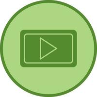 Unique Video Communication Vector Icon