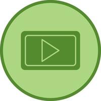 Unique Video Communication Vector Icon