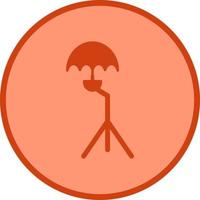 Unique Umbrella Stand Vector Icon