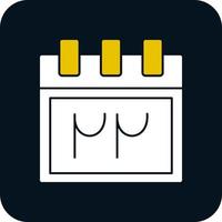 Persian Calendar Vector Icon Design