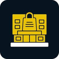 Shopping Mall Vector Icon Design