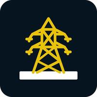 Electric Pole Vector Icon Design