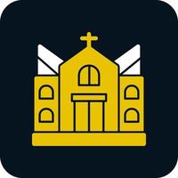 diseño de icono de vector de iglesia