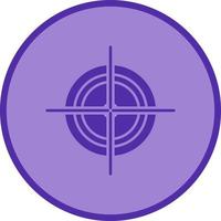 Unique Target Vector Icon