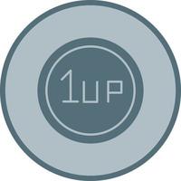 Unique 1UP Vector Icon