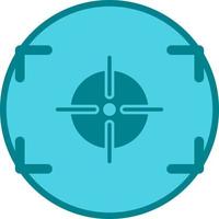 Unique Focus Horizontal Vector Icon