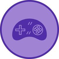 icono de vector de control de juego único