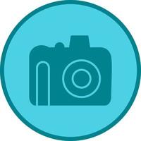 Unique DSLR Camera Vector Icon