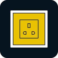 Power Socket Vector Icon Design