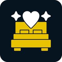 Bed Vector Icon Design