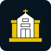 diseño de icono de vector de iglesia