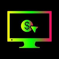 Unique Pay Per Click Vector Icon