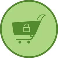 Unique Unlock Cart Vector Icon
