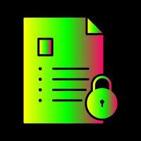 Unique Confidentiality Vector Icon