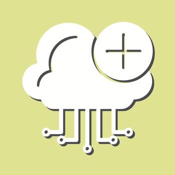 Cloud Computing Vector Icon