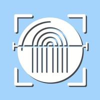 Fingerprint Scanner Vector Icon