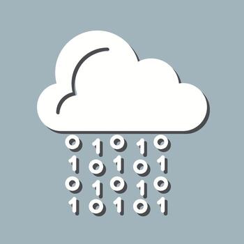 Cloud Coding Vector Icon