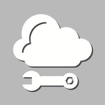 Cloud Computing Vector Icon