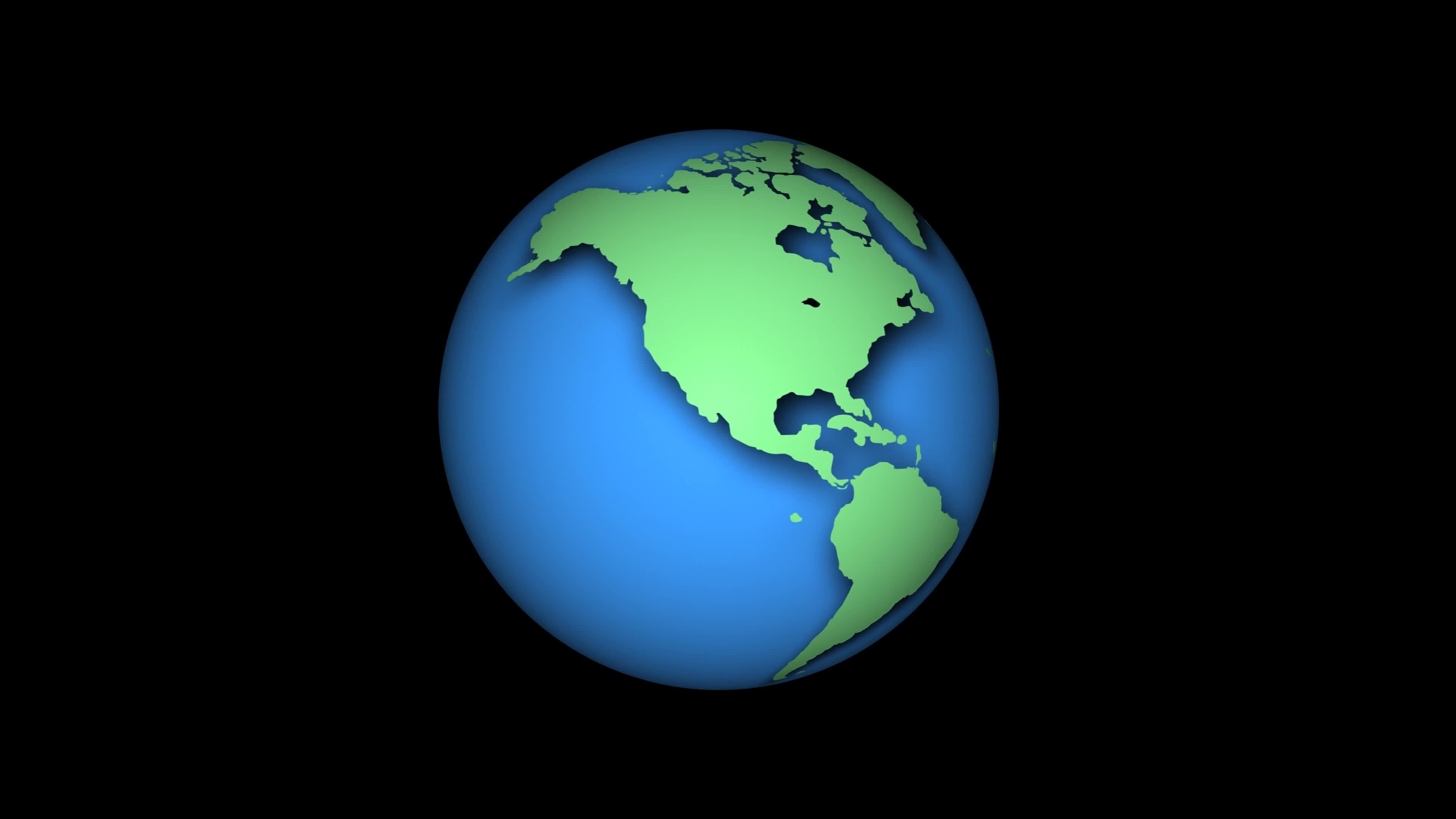 Seamless 4K Earth Rotation Mesmerizing Globe Spin Animation 20769189 ...
