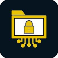 Data Encryption Vector Icon Design