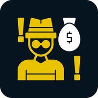 Robbery Vector Icon Design