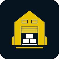 Warehouse Vector Icon Design