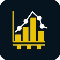 Bar Chart Vector Icon Design