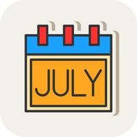 Month Vector Icon Design