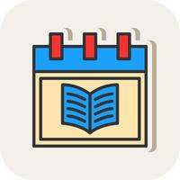 diseño de icono de vector de libro