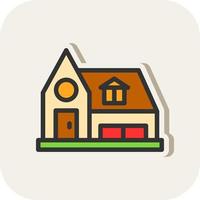 Cottage Vector Icon Design