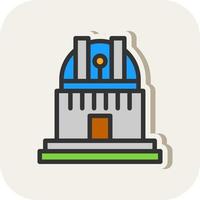 Observatory Vector Icon Design