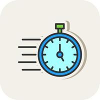 Fast Time Vector Icon Design