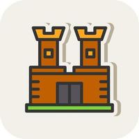 Castle Vector Icon Design