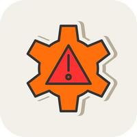 Risk Management Vector Icon Design