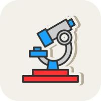 Microscope Vector Icon Design