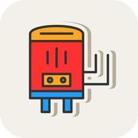 Water Boiler Vector Icon Design