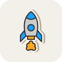 Spacecraft Vector Icon Design