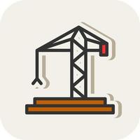 Crane Vector Icon Design