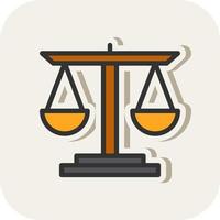 Law Vector Icon Design