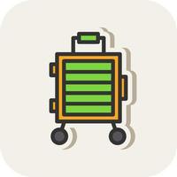 Luggage Vector Icon Design