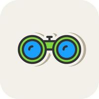 Binocular Vector Icon Design