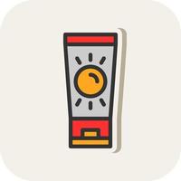 Sunblock Vector Icon Design