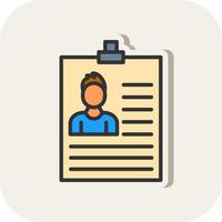 Identification Vector Icon Design