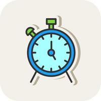 Alarm CLock Vector Icon Design